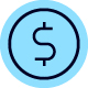 icon of dollar sign