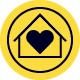 icon illustration to show affordable housing