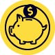 icon illustration piggy bank for FHSA
