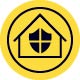 icon illustration to show an insured mortgage